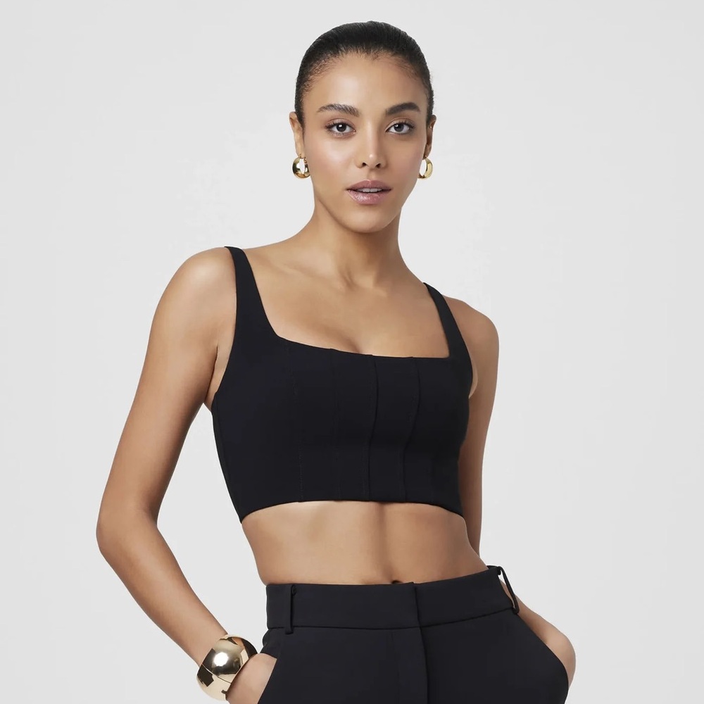 Elegant Black Cropped Top